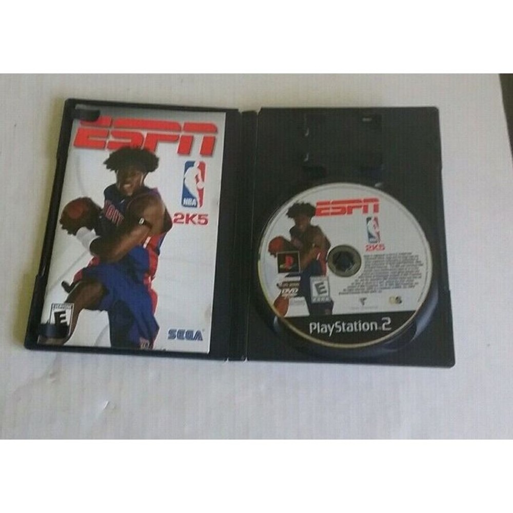 ESPN NBA 2K5 Complete w/ Manual Sony PlayStation 2 (PS2) Sega